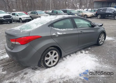 2013 Hyundai Elantra Limited из США, поврежденный, VIN 5NPDH4AE5DH199972